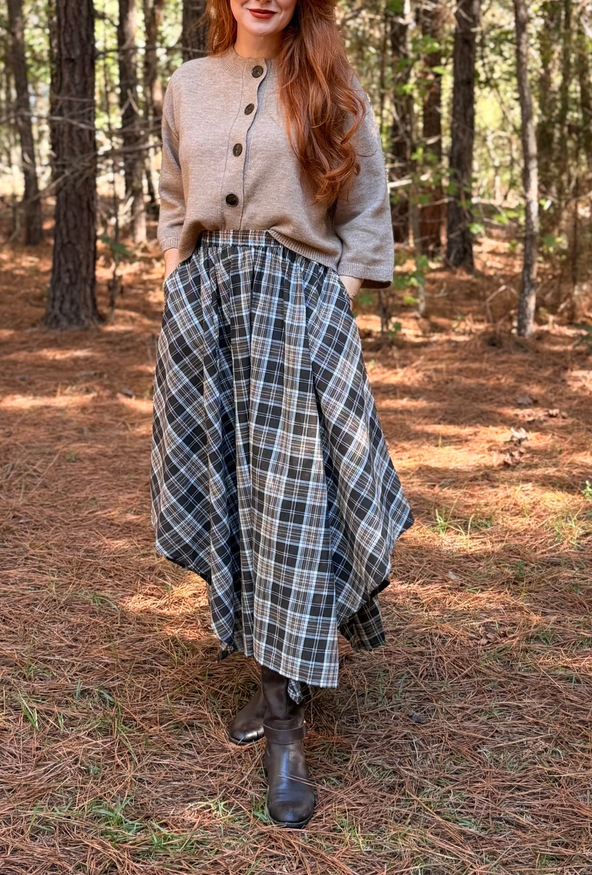 Half Sleeve Button Down Cardigan