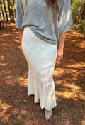 Soft Touch Lace Midi Skirt