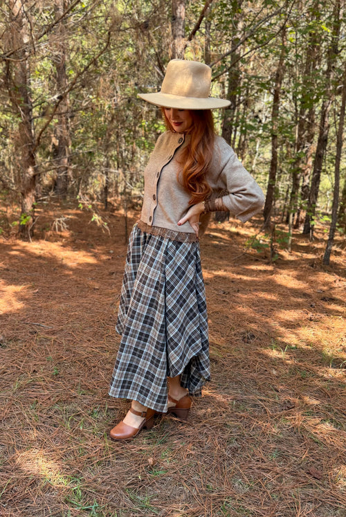 Half Sleeve Button Down Cardigan