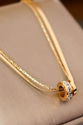 Double Chain Gold Necklace