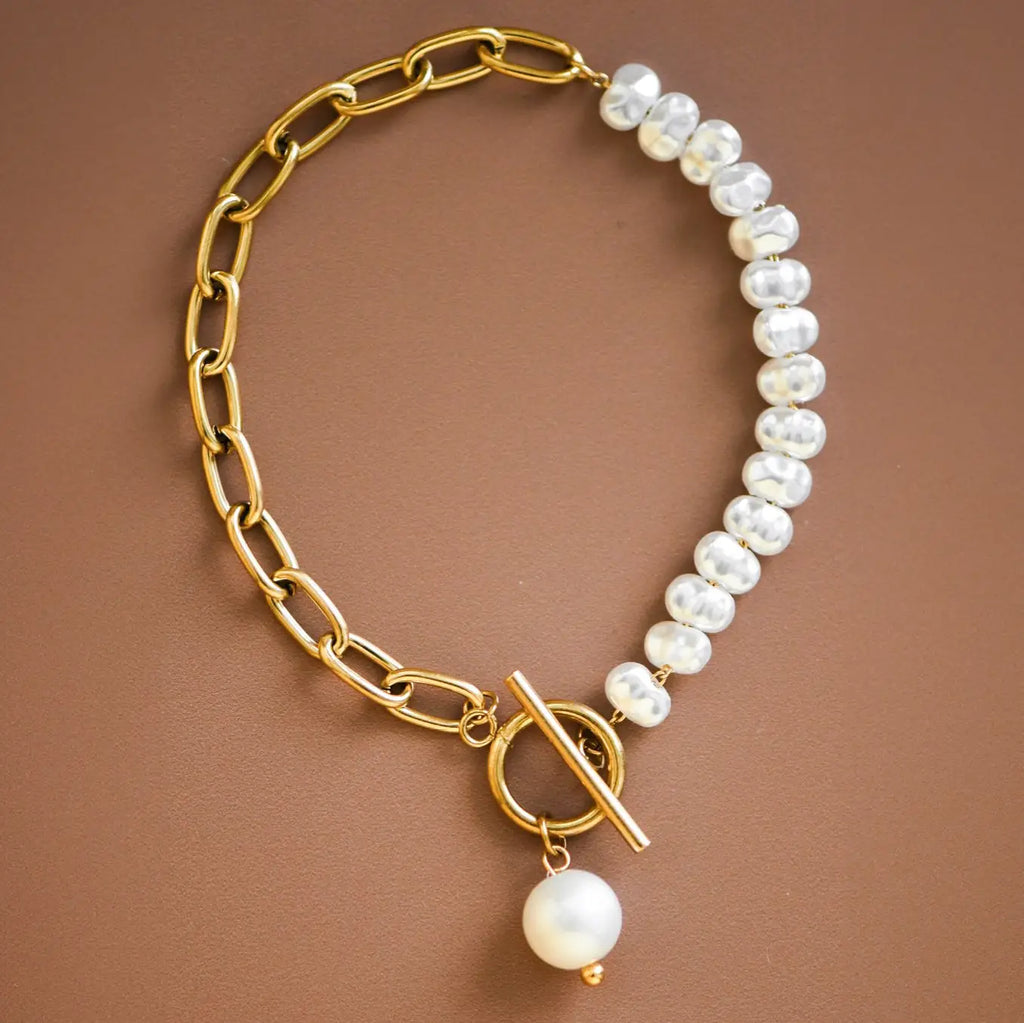 Pearl Chain Bracelet