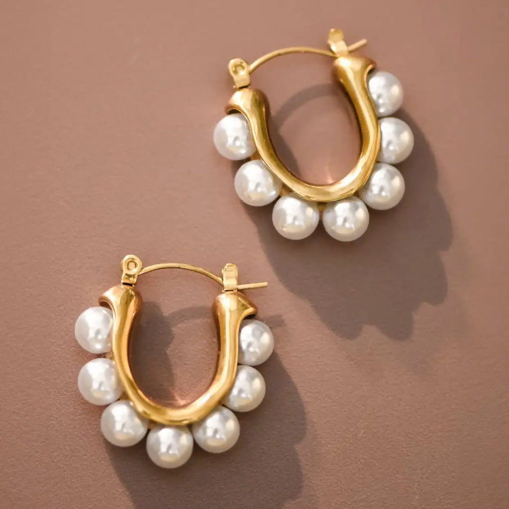 Pearl Hoops